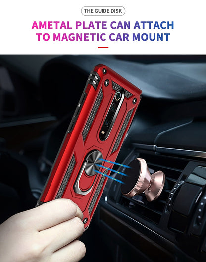 เคสเกราะกันกระแทก TPU + PC พร้อมที่วางหมุนได้ 360 องศาสำหรับ, For Xiaomi Redmi K20