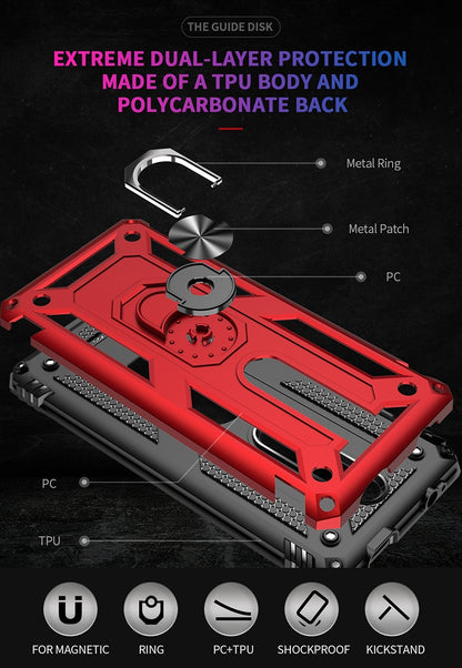 เคสเกราะกันกระแทก TPU + PC พร้อมที่วางหมุนได้ 360 องศาสำหรับ, For Xiaomi Redmi K20