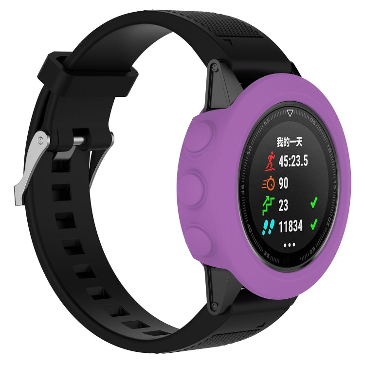 เคสซิลิโคนสำหรับนาฬิกาอัจฉริยะ ไม่รวมโฮสต์, for Garmin Fenix 5S, for Garmin Fenix 5X, for Garmin Fenix 5