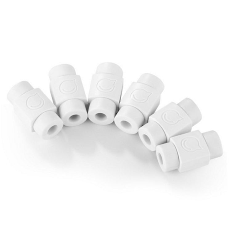 UGREEN LP127 6 ชิ้น ตัวป้องกันสายเคเบิลข้อมูลป้องกันการแตกหักสำหรับสายเคเบิลข้อมูลดั้งเดิมของ Apple ทั้งหมด