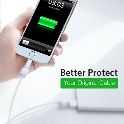 UGREEN LP127 6 ชิ้น ตัวป้องกันสายเคเบิลข้อมูลป้องกันการแตกหักสำหรับสายเคเบิลข้อมูลดั้งเดิมของ Apple ทั้งหมด
