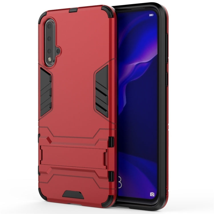 เคสกันกระแทก PC + TPU พร้อมตัวยึดที่มองไม่เห็น, For OPPO A1k / Realme C2, For OPPO K3, For Huawei Nova 5 / Nova 5 Pro, For Xiaomi Mi CC9, For Xiaomi Mi CC9e