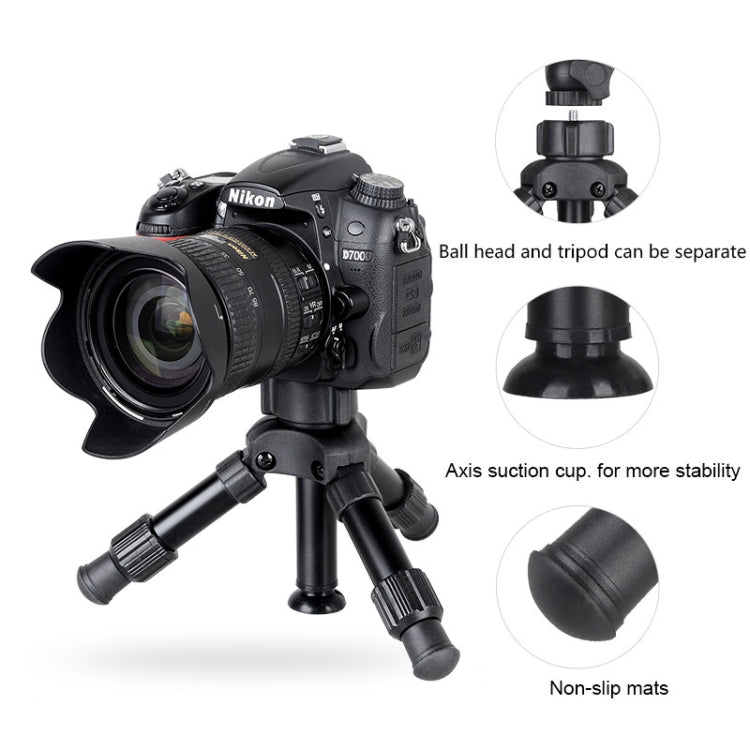 BEXIN MS02 ขาตั้งกล้องตั้งโต๊ะขนาดเล็กน้ำหนักเบาสำหรับกล้อง Dslr โทรศัพท์, MS02