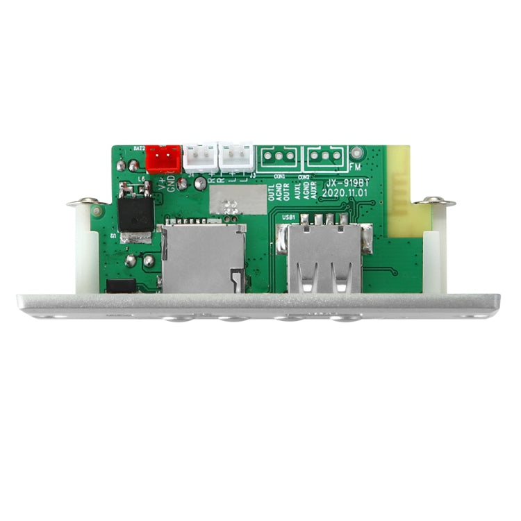 JX-919BT รถ 12V เสียงเครื่องเล่น MP3 ถอดรหัสบอร์ด TF Card USB AUX พร้อม Bluetooth, JX-919BT