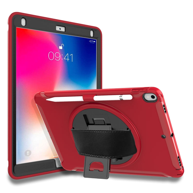 ฝาครอบป้องกัน PC + TPU หมุนได้ 360 องศาพร้อมตัวยึดและสายคล้องมือ, For iPad Pro 10.5 inch, For iPad mini (2019) & mini 4, For iPad mini 3 & 2 & 1, For iPad 9.7 inch (2017)