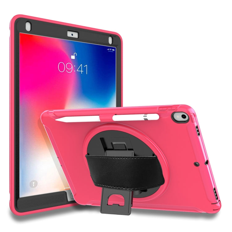 ฝาครอบป้องกัน PC + TPU หมุนได้ 360 องศาพร้อมตัวยึดและสายคล้องมือ, For iPad Pro 10.5 inch, For iPad mini (2019) & mini 4, For iPad mini 3 & 2 & 1, For iPad 9.7 inch (2017)