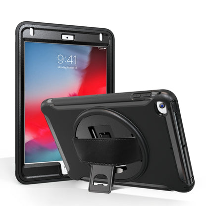 ฝาครอบป้องกัน PC + TPU หมุนได้ 360 องศาพร้อมตัวยึดและสายคล้องมือ, For iPad Pro 10.5 inch, For iPad mini (2019) & mini 4, For iPad mini 3 & 2 & 1, For iPad 9.7 inch (2017)