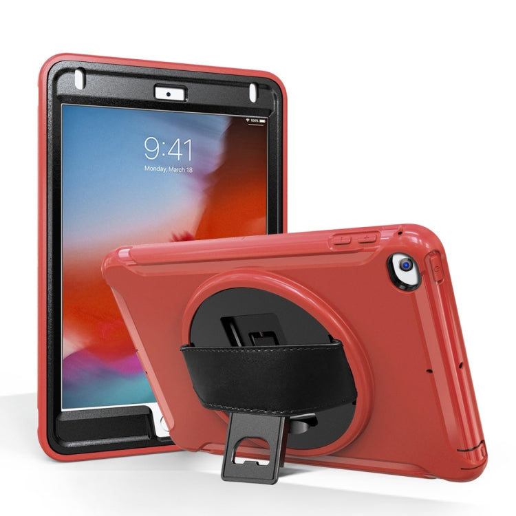 ฝาครอบป้องกัน PC + TPU หมุนได้ 360 องศาพร้อมตัวยึดและสายคล้องมือ, For iPad Pro 10.5 inch, For iPad mini (2019) & mini 4, For iPad mini 3 & 2 & 1, For iPad 9.7 inch (2017)