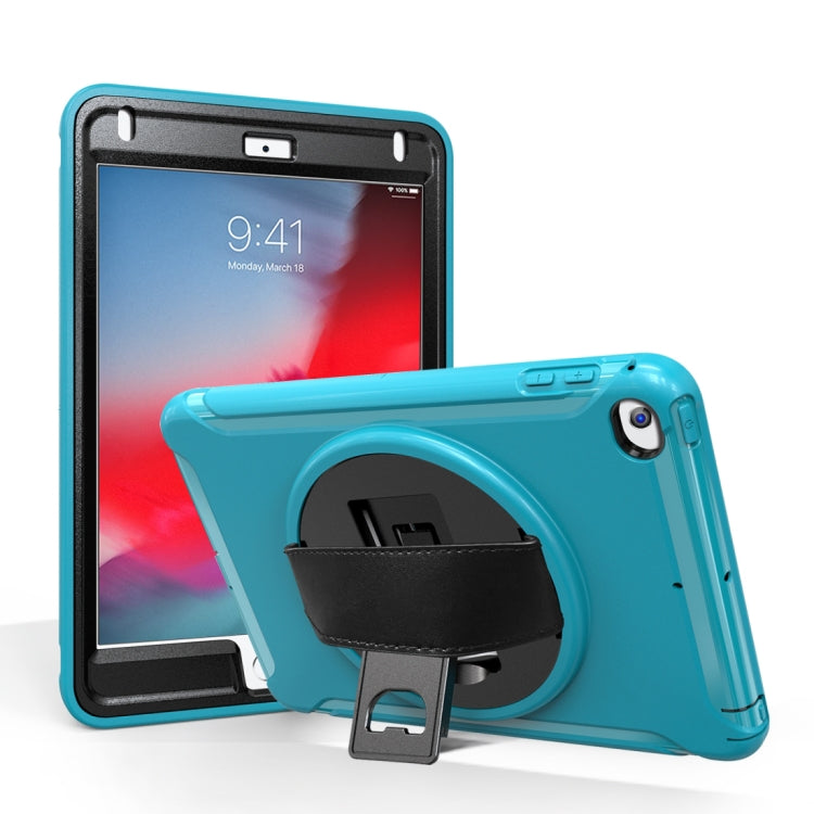 ฝาครอบป้องกัน PC + TPU หมุนได้ 360 องศาพร้อมตัวยึดและสายคล้องมือ, For iPad Pro 10.5 inch, For iPad mini (2019) & mini 4, For iPad mini 3 & 2 & 1, For iPad 9.7 inch (2017)
