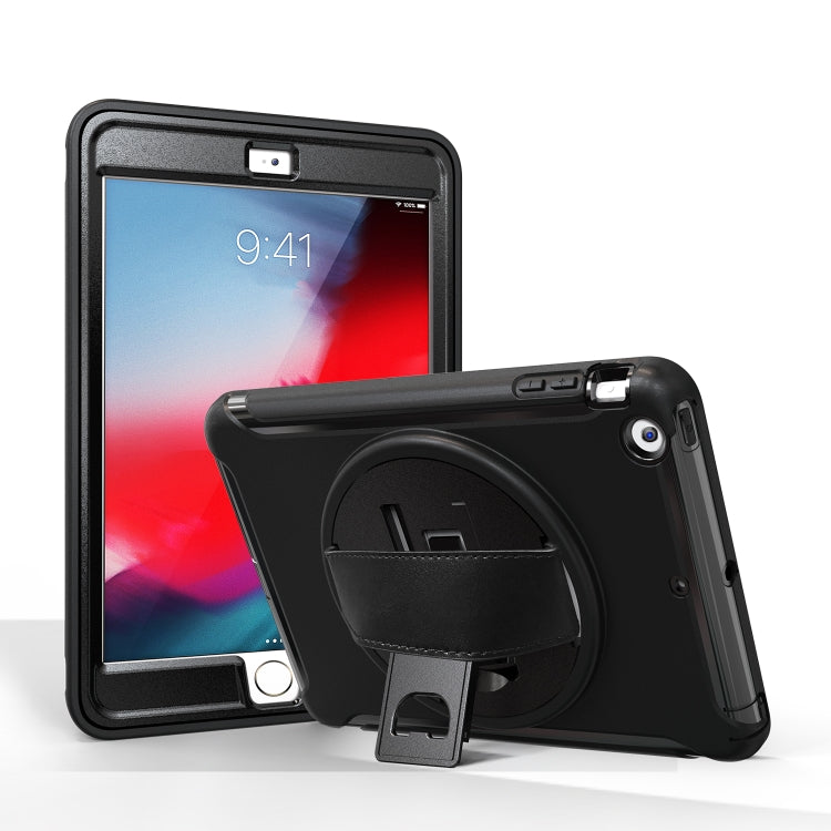 ฝาครอบป้องกัน PC + TPU หมุนได้ 360 องศาพร้อมตัวยึดและสายคล้องมือ, For iPad Pro 10.5 inch, For iPad mini (2019) & mini 4, For iPad mini 3 & 2 & 1, For iPad 9.7 inch (2017)