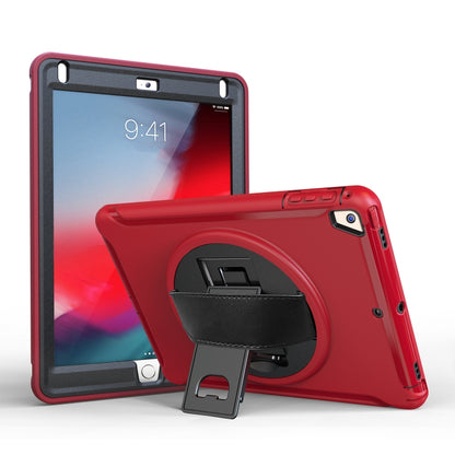 ฝาครอบป้องกัน PC + TPU หมุนได้ 360 องศาพร้อมตัวยึดและสายคล้องมือ, For iPad Pro 10.5 inch, For iPad mini (2019) & mini 4, For iPad mini 3 & 2 & 1, For iPad 9.7 inch (2017)