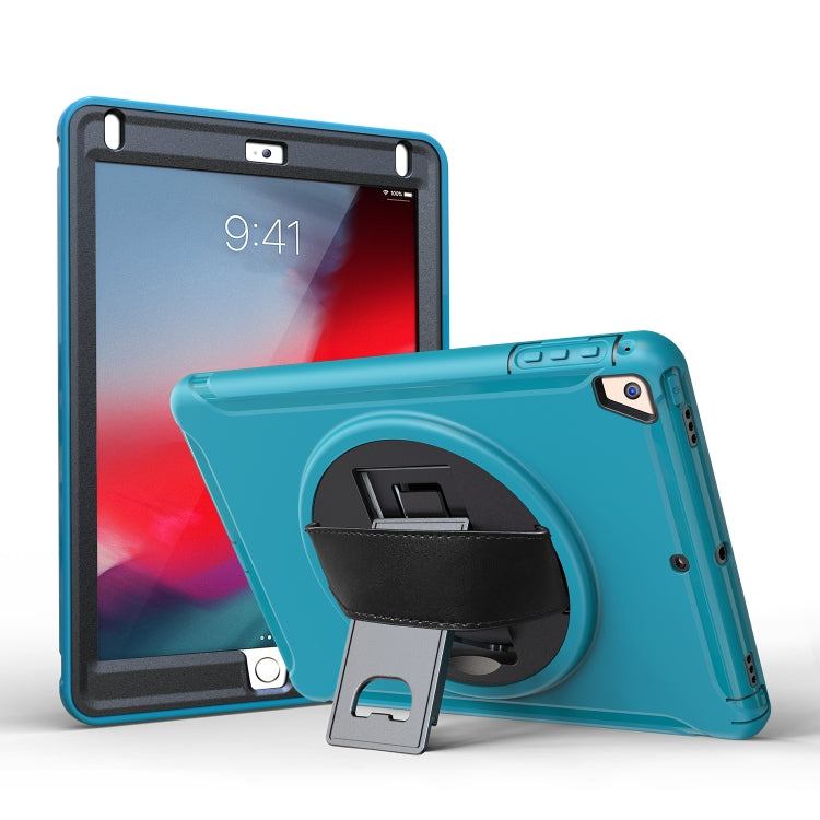 ฝาครอบป้องกัน PC + TPU หมุนได้ 360 องศาพร้อมตัวยึดและสายคล้องมือ, For iPad Pro 10.5 inch, For iPad mini (2019) & mini 4, For iPad mini 3 & 2 & 1, For iPad 9.7 inch (2017)