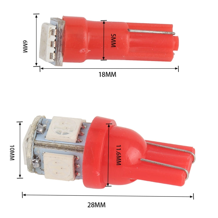 50 ชิ้น T5 / T10 การปรับเปลี่ยนรถยนต์ / รถจักรยานยนต์ LED ไฟเลี้ยวโคมไฟกวาดล้าง, A3606