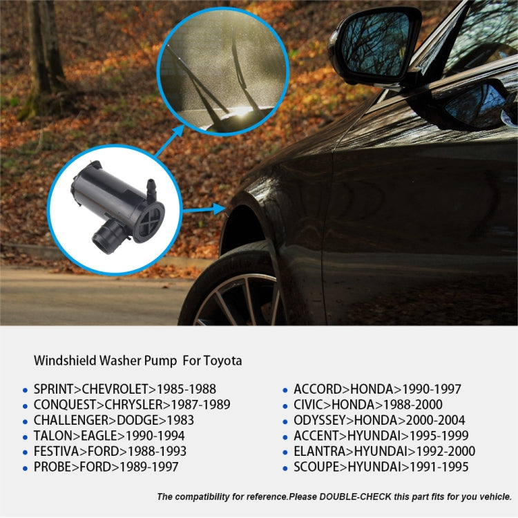 เครื่องฉีดน้ำแรงดันสูงที่ปัดน้ำฝนเครื่องซักผ้า 85310-22080 สำหรับ Honda, For Honda
