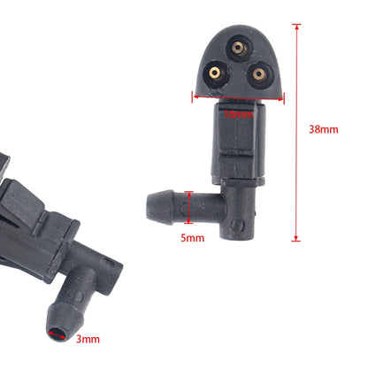 2 PCS ด้านหน้าเครื่องซักผ้ากระจกหน้ารถ Wiper Jet หัวฉีดน้ำ 94556605 สำหรับ Chevrolet Cruze 2009-2014, For Chevrolet Cruze 2009-2014