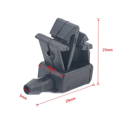 2 PCS ด้านหน้าเครื่องซักผ้ากระจกหน้ารถ Wiper Jet หัวฉีดน้ำ 6438Z7 สำหรับ Citroen, For Citroen