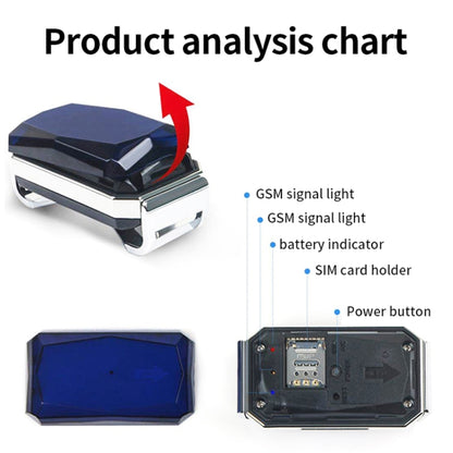 G06 IP67 สัตว์เลี้ยงกันน้ำ GPS Tracker ตัวระบุตำแหน่งสุนัข, G12