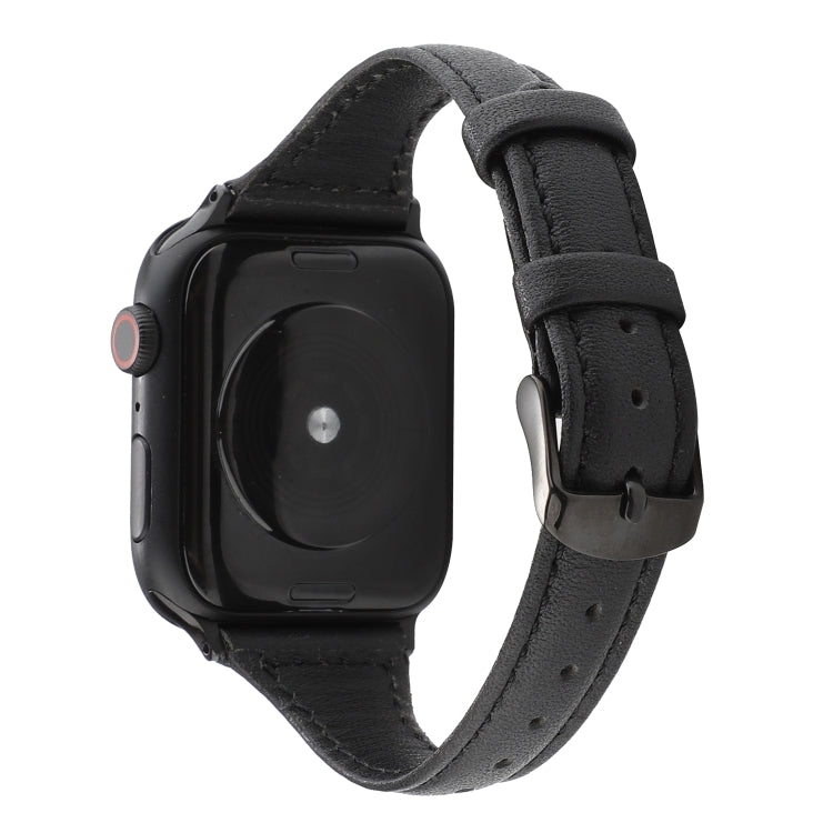 สายหนังแท้ลายเครซี่ฮอร์ส, For Apple Watch Series 7 41mm / 6 & SE & 5 & 4 40mm / 3 & 2 & 1 38mm, For Apple Watch Series 8&7 41mm / SE 2&6&SE&5&4 40mm / 3&2&1 38mm, For Apple Watch Ultra 49mm / Series 8&7 45mm / SE 2&6&SE&5&4 44mm / 3&2&1 42mm