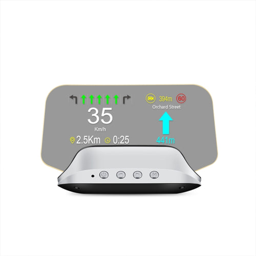 C3 OBD2 + โหมด GPS จอแสดงผลบนกระจกหน้ารถยนต์ HUD Overspeed / ความเร็ว / อุณหภูมิของน้ำสูงเกินไป / แรงดันไฟฟ้าต่ำเกินไป / สัญญาณเตือนความล้มเหลวของเครื่องยนต์ / การแจ้งเตือนการขับขี่เมื่อยล้า / ฟังก์ชั่นการนำทาง, C3