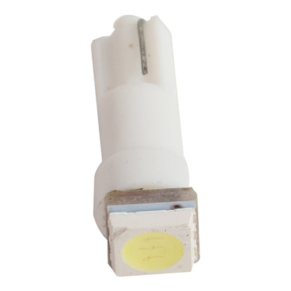 30 ชิ้น T5 1LED SMD-5050 การปรับเปลี่ยนรถ LED ไฟแสดงสถานะแสงสีขาว, A3896