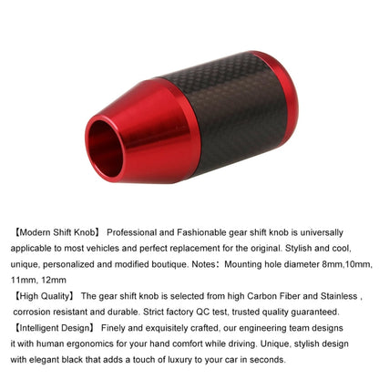 รถ คาร์บอนไฟเบอร์เกียร์ธรรมดาเกียร์คันเกียร์ 5 6 ความเร็ว, Manual Gear Lever Shift Knob