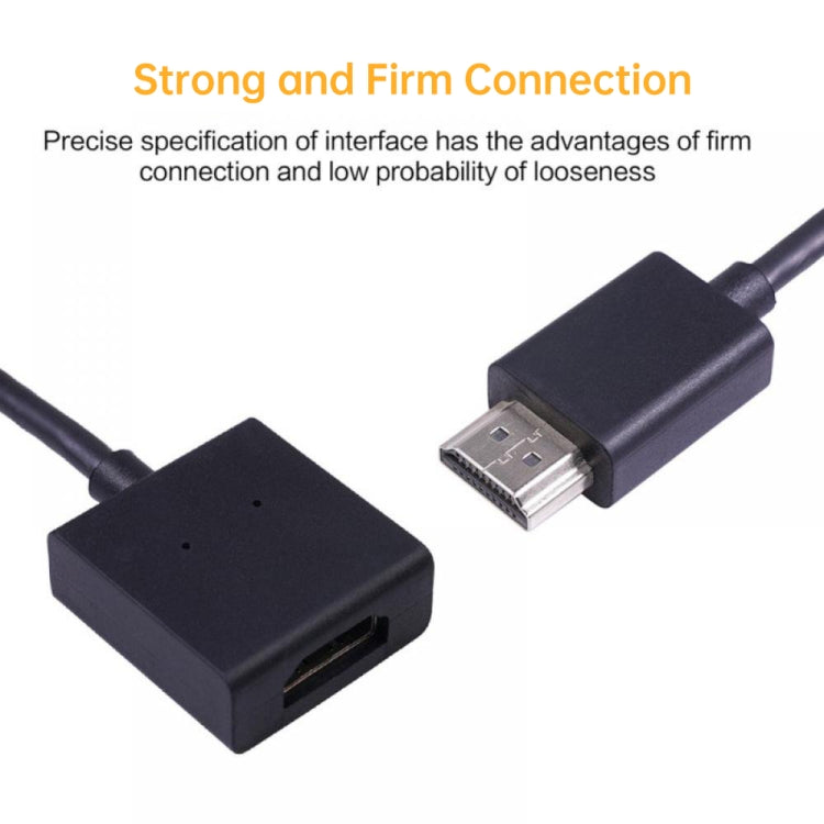 4K HDMI ชายกับหญิงหมุนอะแดปเตอร์แปลงสายต่อขยายชุบทอง