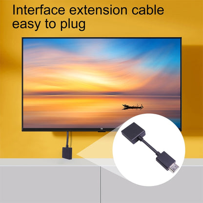4K HDMI ชายกับหญิงหมุนอะแดปเตอร์แปลงสายต่อขยายชุบทอง