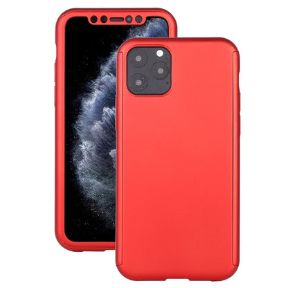 เคสกันกระแทก PC เต็มรูปแบบพร้อมฟิล์มกระจกนิรภัย, For iPhone 11 Pro