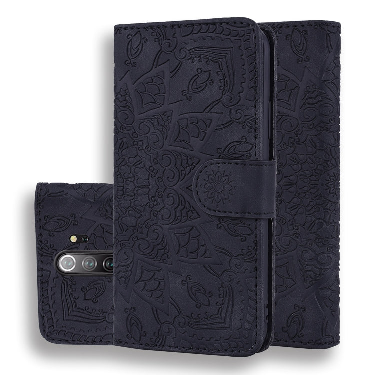 Calf Pattern Mandala ซองหนังนูนออกแบบพับคู่พร้อมกระเป๋าสตางค์และที่วางและช่องเสียบการ์ด, For Xiaomi Redmi Note 8 Pro, For Galaxy A10s, For Galaxy A20s, For Galaxy A30s / A50s, For Xiaomi Mi CC9e / Mi A3