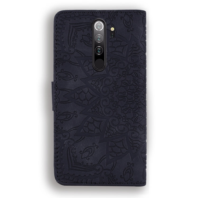 Calf Pattern Mandala ซองหนังนูนออกแบบพับคู่พร้อมกระเป๋าสตางค์และที่วางและช่องเสียบการ์ด, For Xiaomi Redmi Note 8 Pro, For Galaxy A10s, For Galaxy A20s, For Galaxy A30s / A50s, For Xiaomi Mi CC9e / Mi A3
