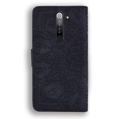 Calf Pattern Mandala ซองหนังนูนออกแบบพับคู่พร้อมกระเป๋าสตางค์และที่วางและช่องเสียบการ์ด, For Xiaomi Redmi Note 8 Pro, For Galaxy A10s, For Galaxy A20s, For Galaxy A30s / A50s, For Xiaomi Mi CC9e / Mi A3