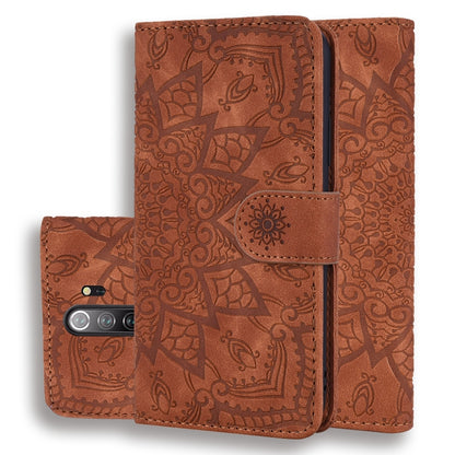 Calf Pattern Mandala ซองหนังนูนออกแบบพับคู่พร้อมกระเป๋าสตางค์และที่วางและช่องเสียบการ์ด, For Xiaomi Redmi Note 8 Pro, For Galaxy A10s, For Galaxy A20s, For Galaxy A30s / A50s, For Xiaomi Mi CC9e / Mi A3