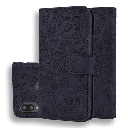 Calf Pattern Mandala ซองหนังนูนออกแบบพับคู่พร้อมกระเป๋าสตางค์และที่วางและช่องเสียบการ์ด, For Xiaomi Redmi Note 8 Pro, For Galaxy A10s, For Galaxy A20s, For Galaxy A30s / A50s, For Xiaomi Mi CC9e / Mi A3