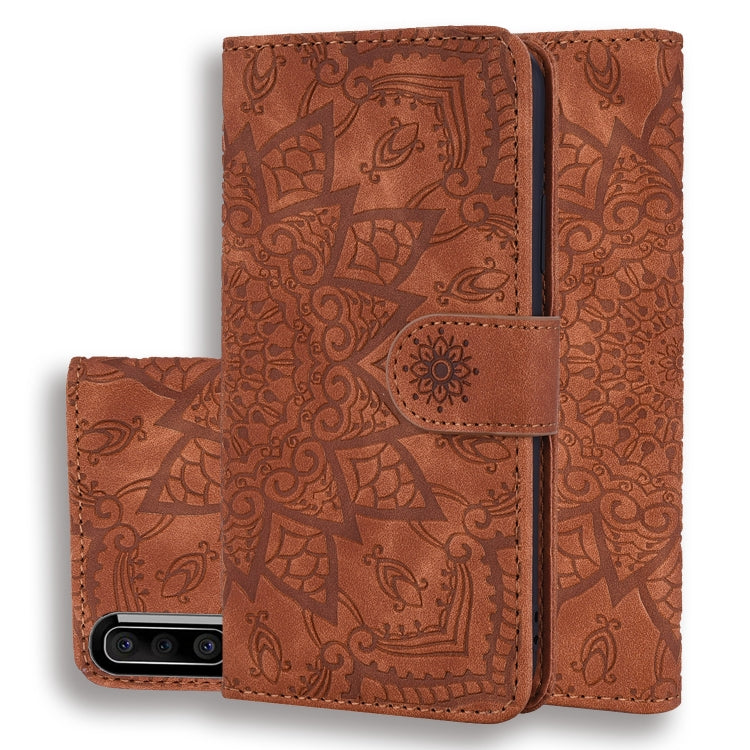 Calf Pattern Mandala ซองหนังนูนออกแบบพับคู่พร้อมกระเป๋าสตางค์และที่วางและช่องเสียบการ์ด, For Xiaomi Redmi Note 8 Pro, For Galaxy A10s, For Galaxy A20s, For Galaxy A30s / A50s, For Xiaomi Mi CC9e / Mi A3
