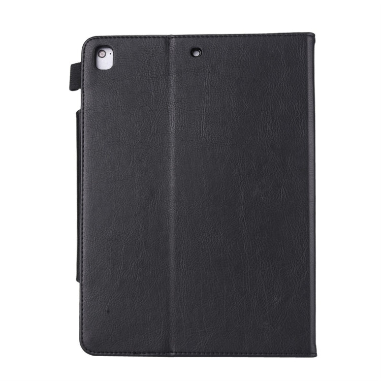 สำหรับ iPad 10.2 นิ้วสไตล์ธุรกิจซองหนังพลิกแนวนอนพร้อมตัวยึดและช่องเสียบการ์ดและกรอบรูปและกระเป๋าสตางค์