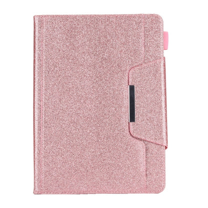 สำหรับ iPad 10.2 นิ้ว Glitter Powder ซองหนังพลิกแนวนอนพร้อมตัวยึดและช่องเสียบการ์ด & กรอบรูป & กระเป๋าสตางค์, For iPad 10.2 2021 / 2020 / 2019