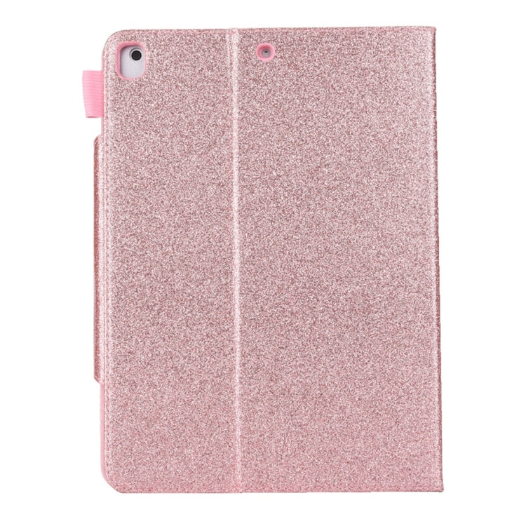 สำหรับ iPad 10.2 นิ้ว Glitter Powder ซองหนังพลิกแนวนอนพร้อมตัวยึดและช่องเสียบการ์ด & กรอบรูป & กระเป๋าสตางค์, For iPad 10.2 2021 / 2020 / 2019