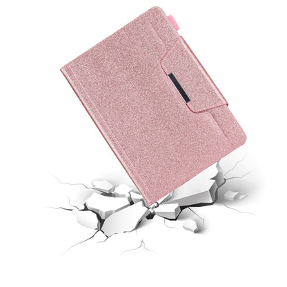สำหรับ iPad 10.2 นิ้ว Glitter Powder ซองหนังพลิกแนวนอนพร้อมตัวยึดและช่องเสียบการ์ด & กรอบรูป & กระเป๋าสตางค์, For iPad 10.2 2021 / 2020 / 2019