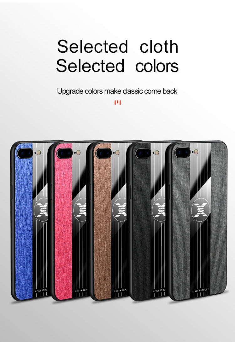 XINLI Stitching Cloth Texture เคสกันกระแทก TPU, For iPhone SE 2022 / SE 2020 & 8 & 7, For iPhone X / XS