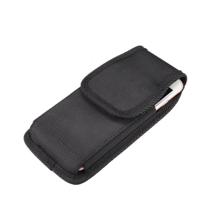 เคสผ้า Oxford เอวแขวนอเนกประสงค์พร้อมคาราบิเนอร์สำหรับโทรศัพท์มือถือขนาด 7.2 นิ้ว, 7.2 inch