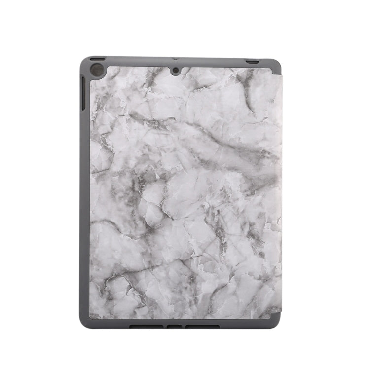 สำหรับ iPad 10.2 นิ้วลายพื้นผิวหินอ่อนซองหนังพลิกแนวนอนพร้อมตัวยึดสามพับและช่องเสียบปากกา & ฟังก์ชั่นสลีป / ปลุก, For iPad 10.2 inch