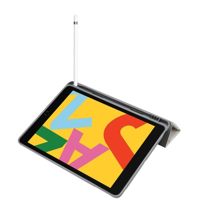 สำหรับ iPad 10.2 นิ้วลายพื้นผิวหินอ่อนซองหนังพลิกแนวนอนพร้อมตัวยึดสามพับและช่องเสียบปากกา & ฟังก์ชั่นสลีป / ปลุก, For iPad 10.2 inch