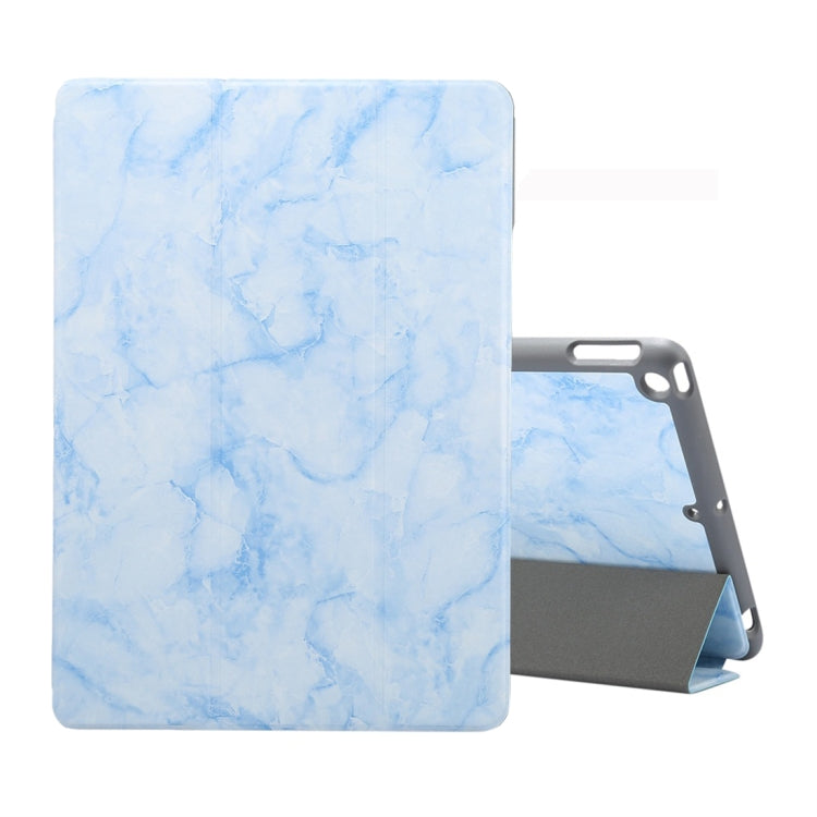 สำหรับ iPad 10.2 นิ้วลายพื้นผิวหินอ่อนซองหนังพลิกแนวนอนพร้อมตัวยึดสามพับและช่องเสียบปากกา & ฟังก์ชั่นสลีป / ปลุก, For iPad 10.2 inch