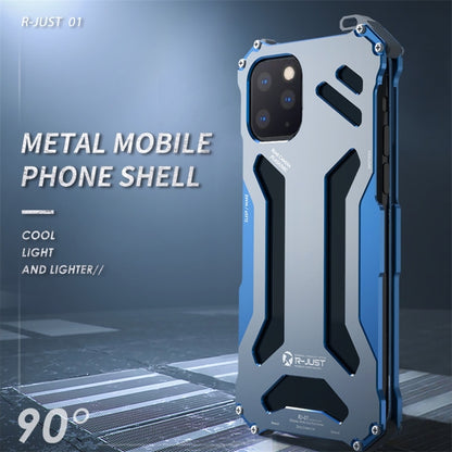 R-JUST เคสโลหะเกราะกันฝุ่นกันกระแทก, For iPhone 11 Pro, For iPhone 11