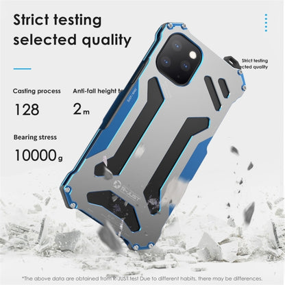 R-JUST เคสโลหะเกราะกันฝุ่นกันกระแทก, For iPhone 11 Pro, For iPhone 11