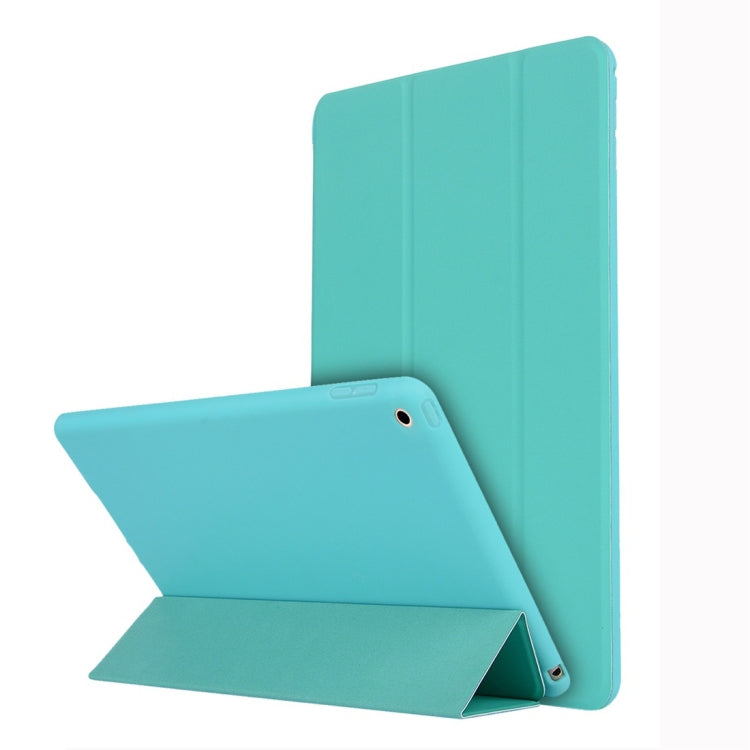 สำหรับ iPad 10.2 นิ้ว TPU เคสหนังพลิกแนวนอนพร้อมตัวยึดสามพับ, For iPad 10.2 2021 / 2020 / 2019