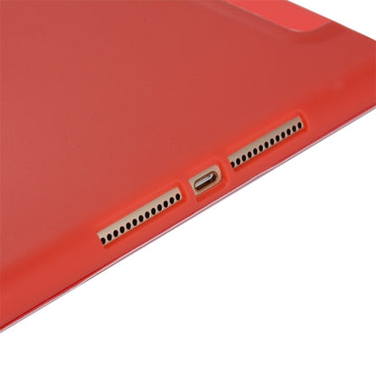สำหรับ iPad 10.2 นิ้ว TPU เคสหนังพลิกแนวนอนพร้อมตัวยึดสามพับ, For iPad 10.2 2021 / 2020 / 2019
