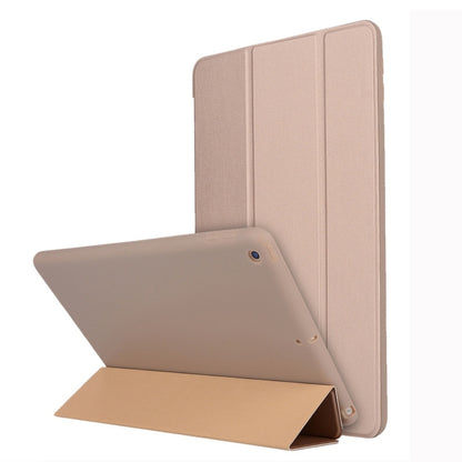 สำหรับ iPad 10.2 นิ้ว TPU เคสหนังพลิกแนวนอนพร้อมตัวยึดสามพับ, For iPad 10.2 2021 / 2020 / 2019