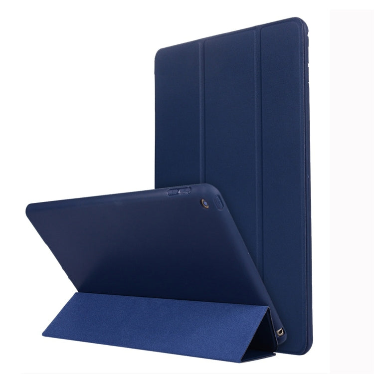 สำหรับ iPad 10.2 นิ้ว TPU เคสหนังพลิกแนวนอนพร้อมตัวยึดสามพับ, For iPad 10.2 2021 / 2020 / 2019