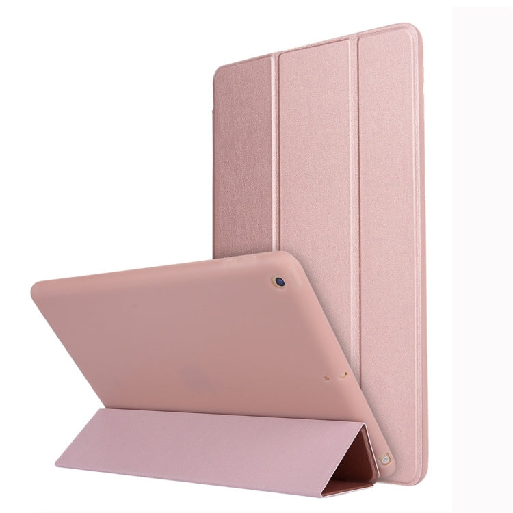สำหรับ iPad 10.2 นิ้ว TPU เคสหนังพลิกแนวนอนพร้อมตัวยึดสามพับ, For iPad 10.2 2021 / 2020 / 2019